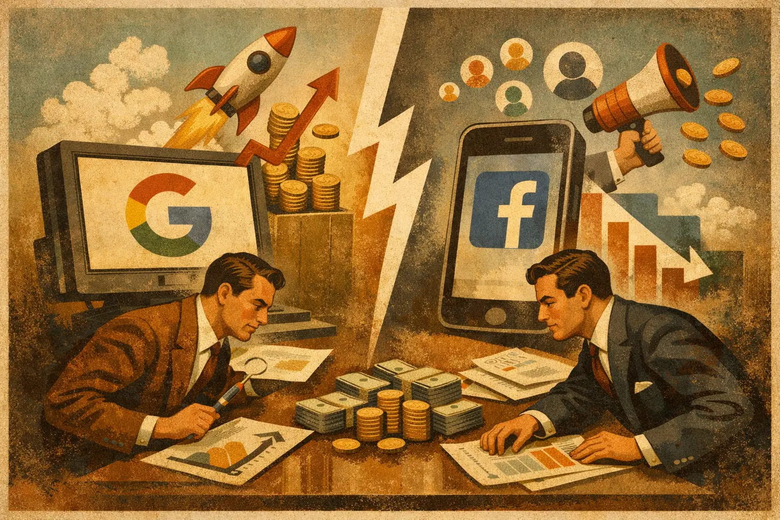 Google Ads vs Facebook Ads ROI